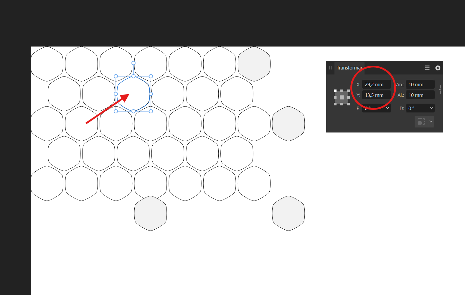 Distancia entre teclas del teclado personalizado
